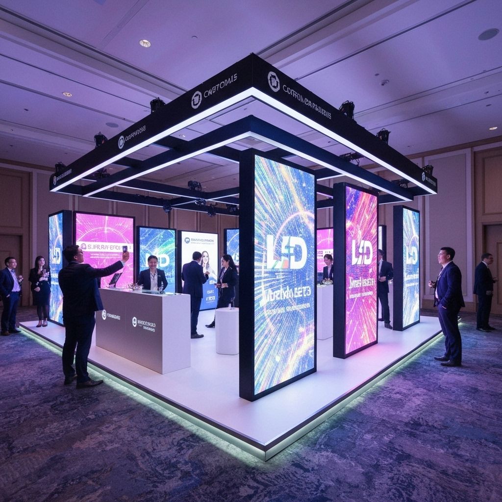 Corporate Event — Sophisticated mirrored designs for brand activations.